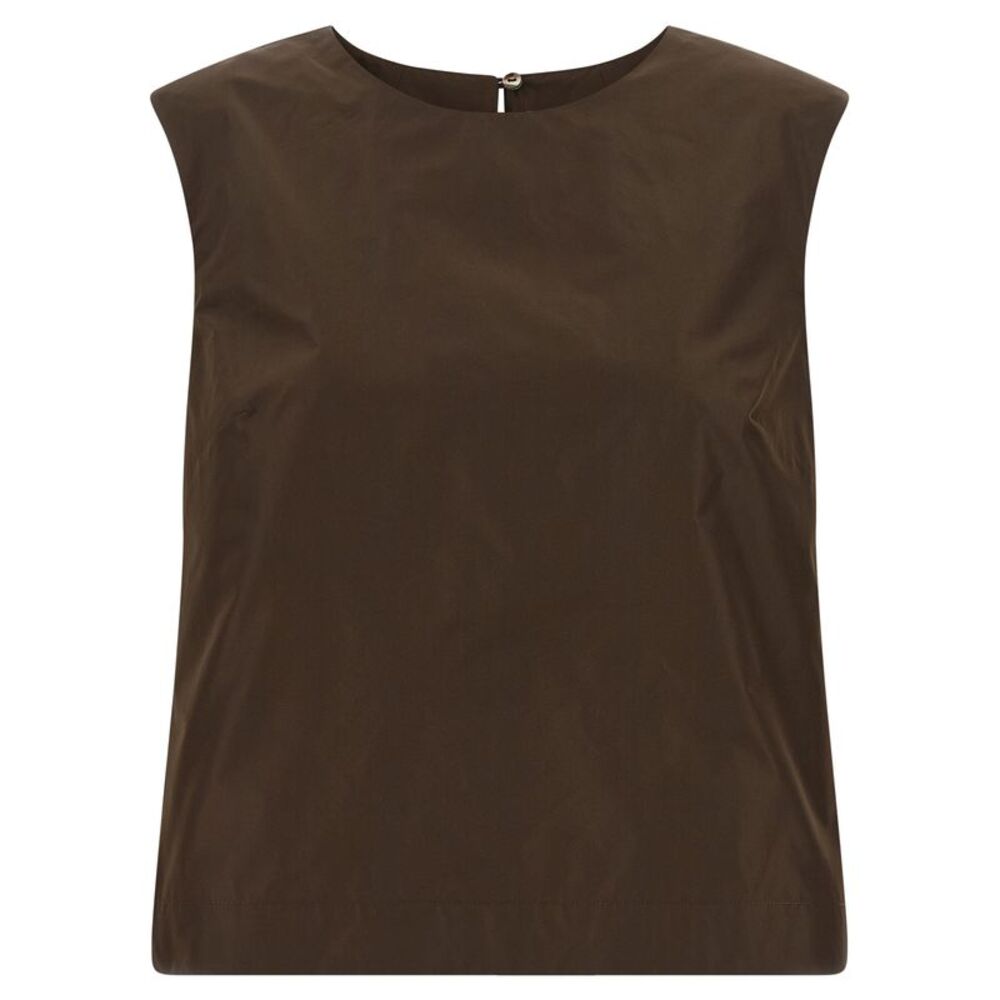 P.A.R.O.S.H. Brown Polyester Women's Shirt